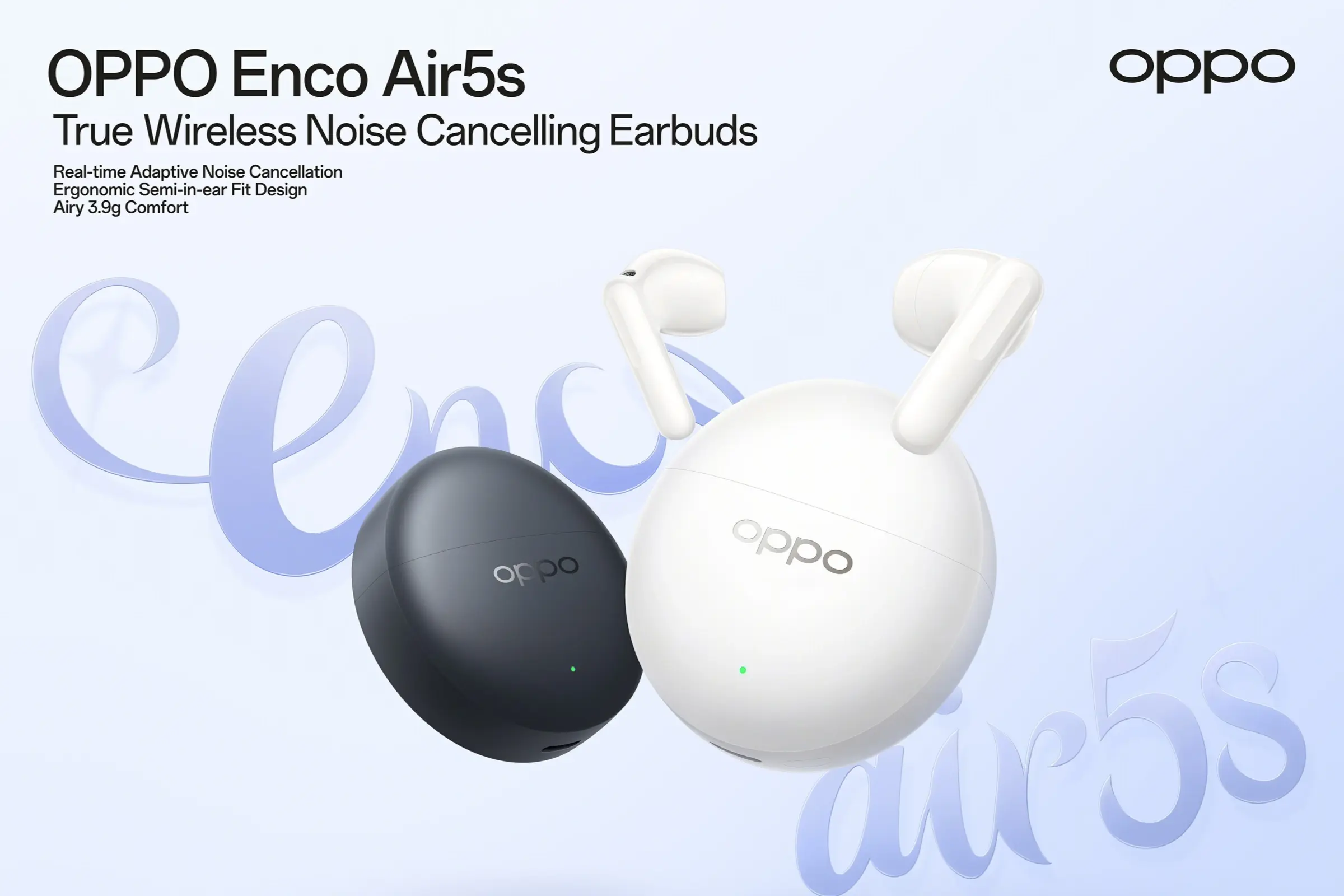 OPPO Enco Air5 Launched with 52dB ANC and 54 Hour Battery Backup